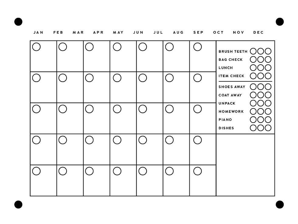 free svg calendar template