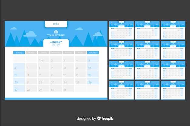 web calendar template