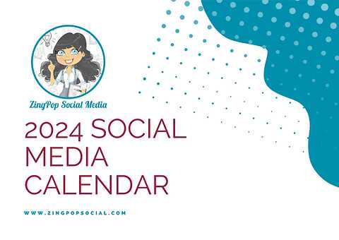 social media calendar template for small business