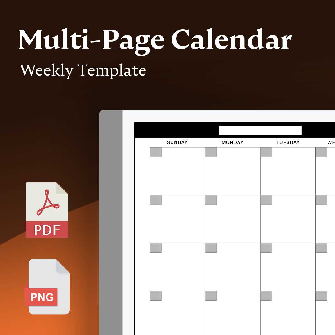 my free calendar template