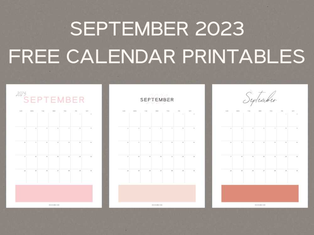 free download calendar template