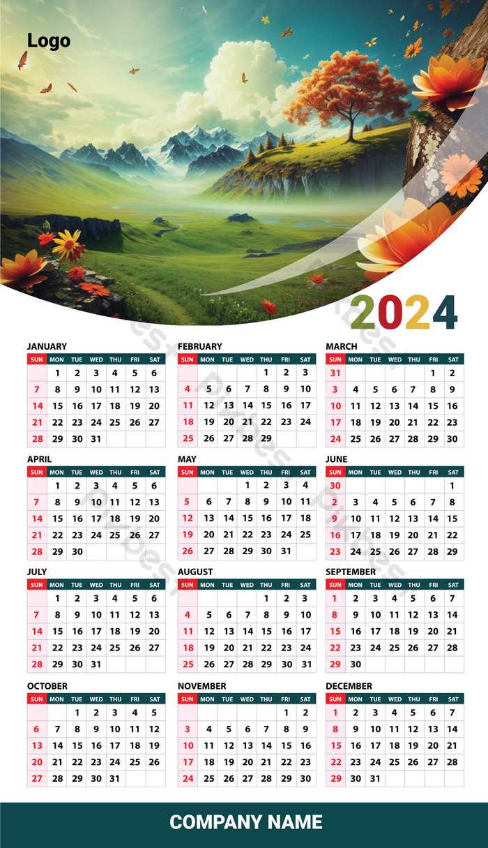 calendar template photoshop