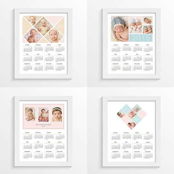 photography calendar templates