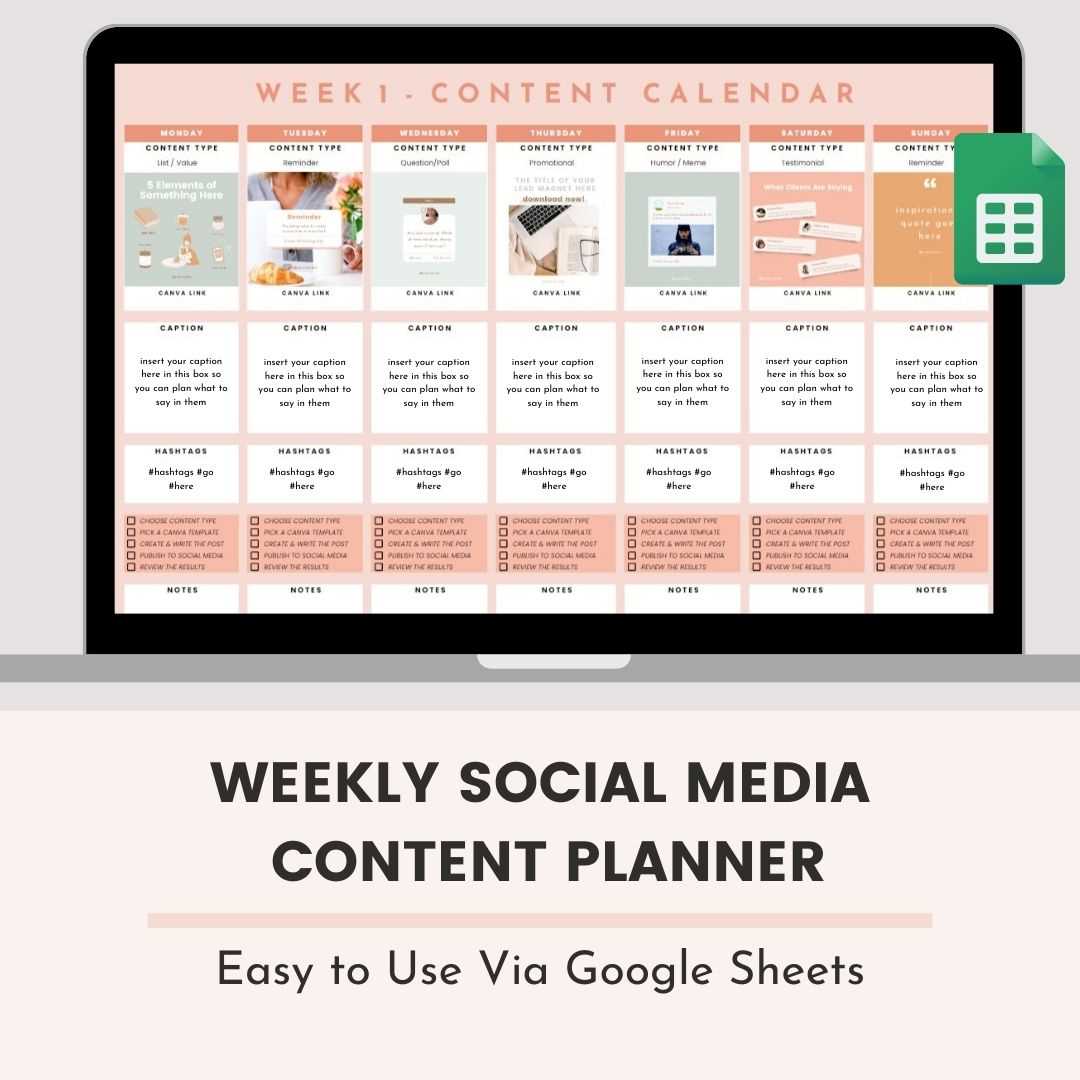 content calendar template canva