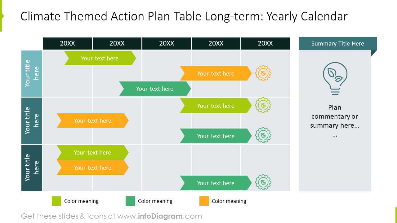 time and action calendar template