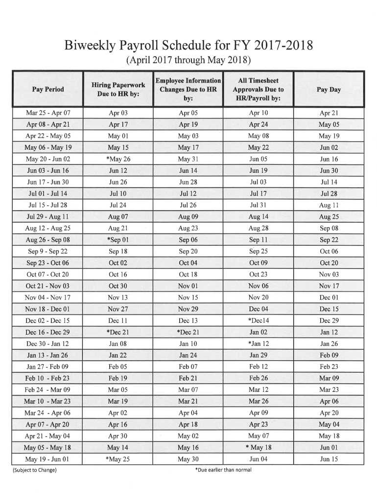 asca calendar template