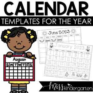 blank calendar template editable