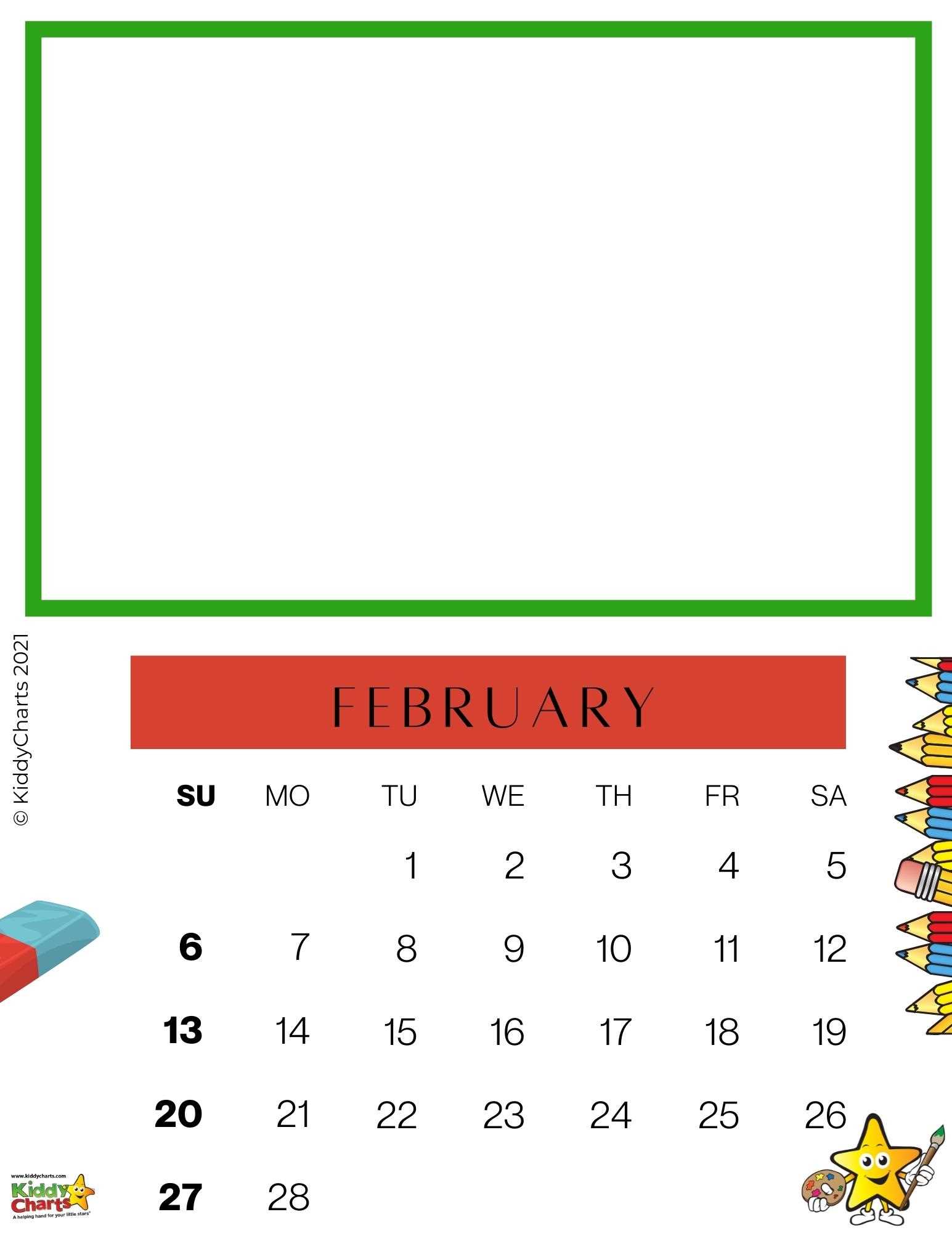 create your own calendar free template