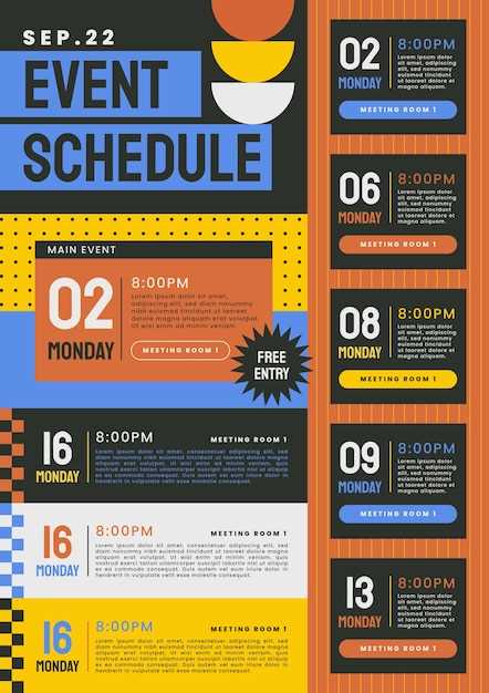 calendar poster template