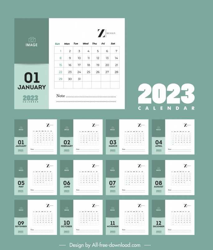 calendar template free download