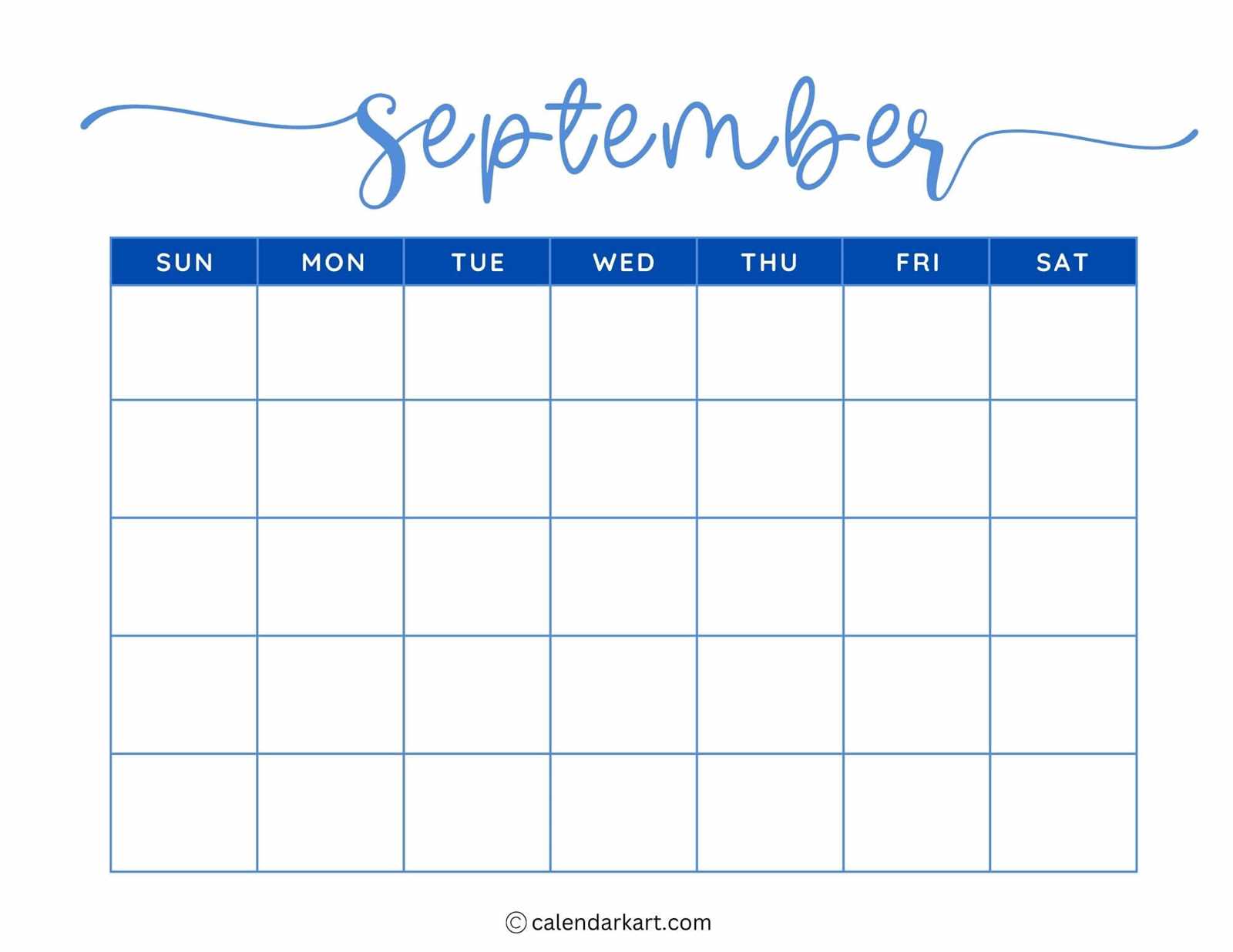 4 year calendar template