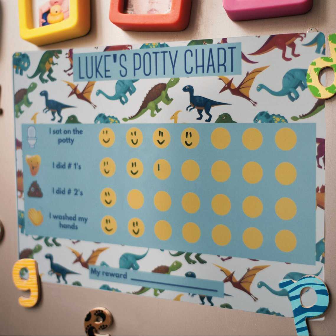 potty training calendar template