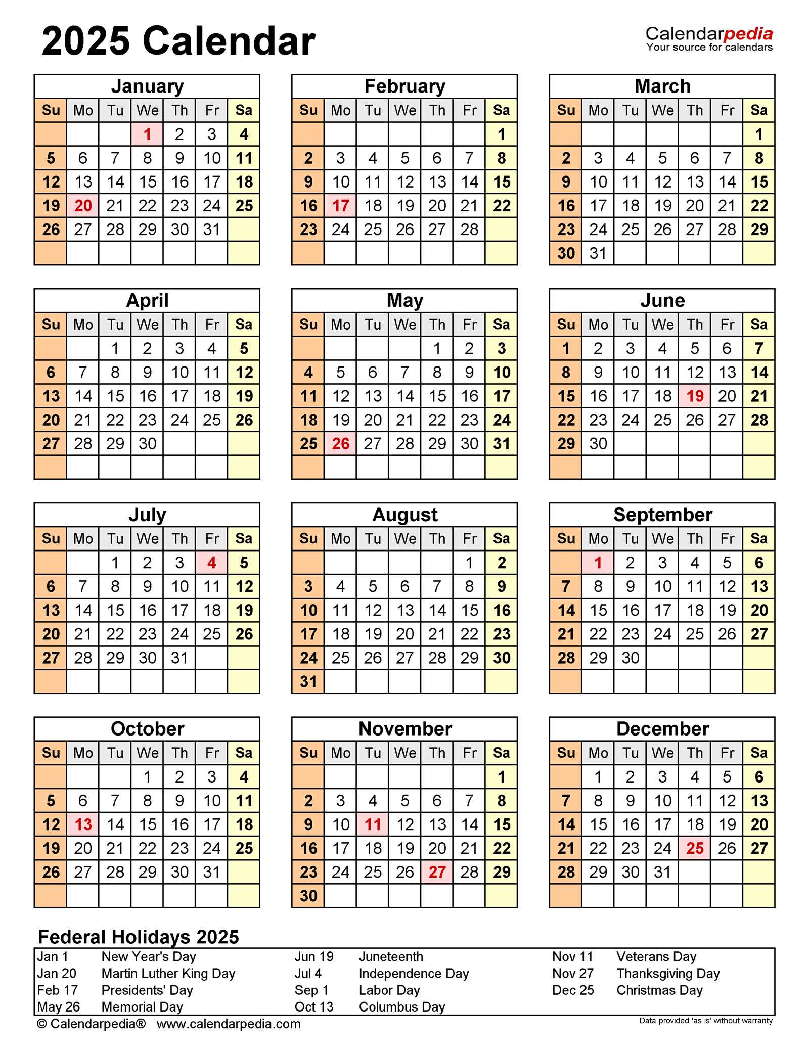 request off calendar template 2025