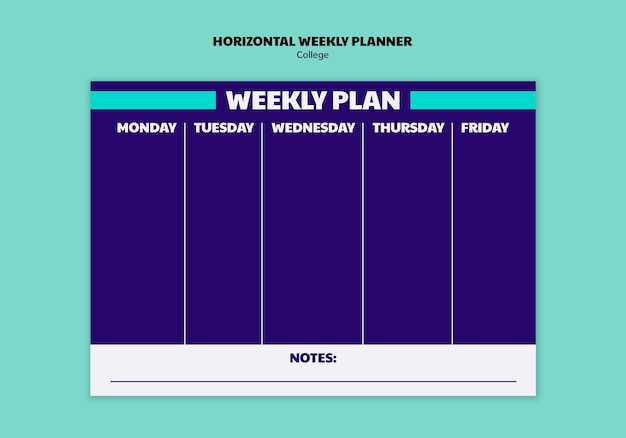 blank calendar week template