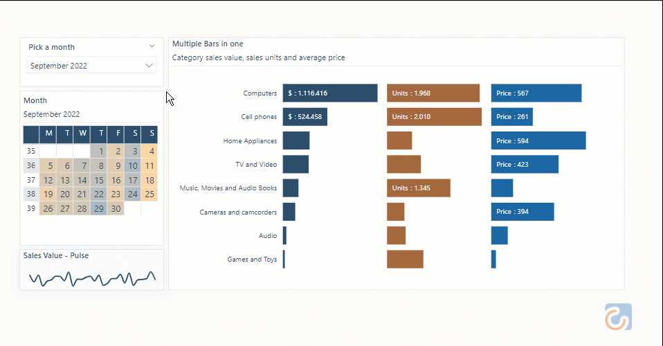 power bi calendar template