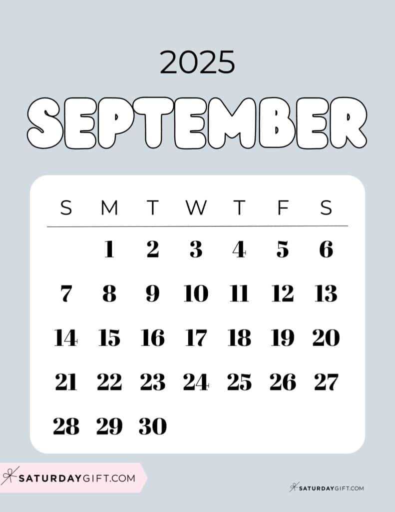 calendar template september 2026