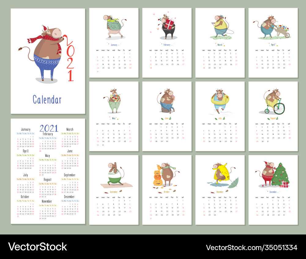 whole year calendar template