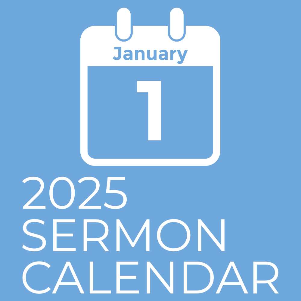 free preaching calendar template 2025