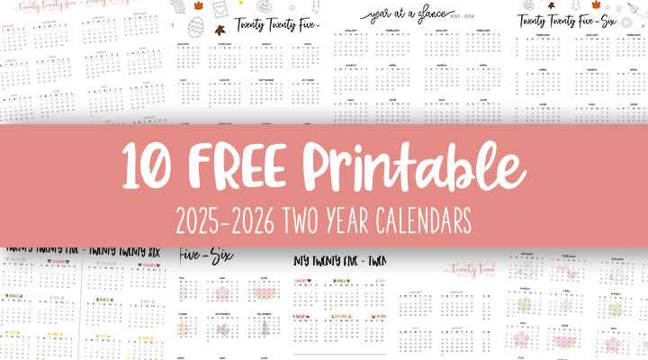 2025 calendar template free