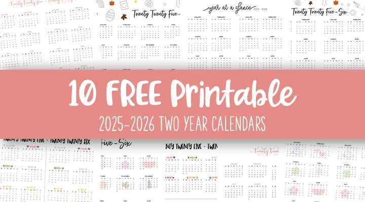 2026 calendar template free