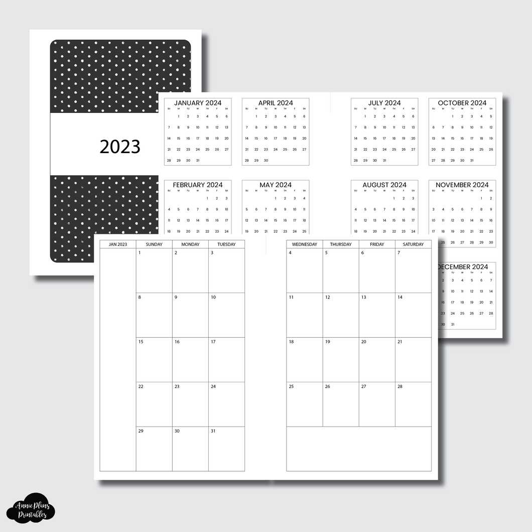 mini blank calendar template