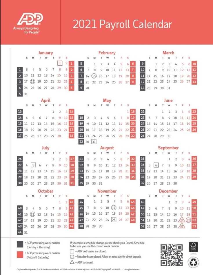 printable 2026 payroll calendar biweekly template