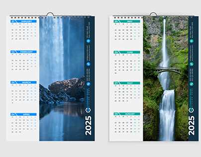 psd calendar template 2025