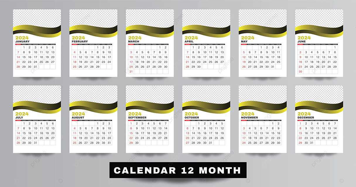 elegant calendar template