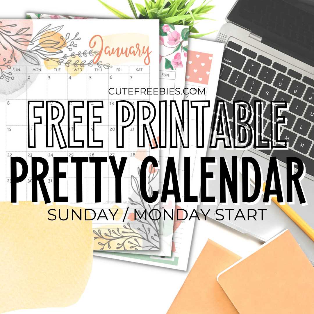 free calendar template download