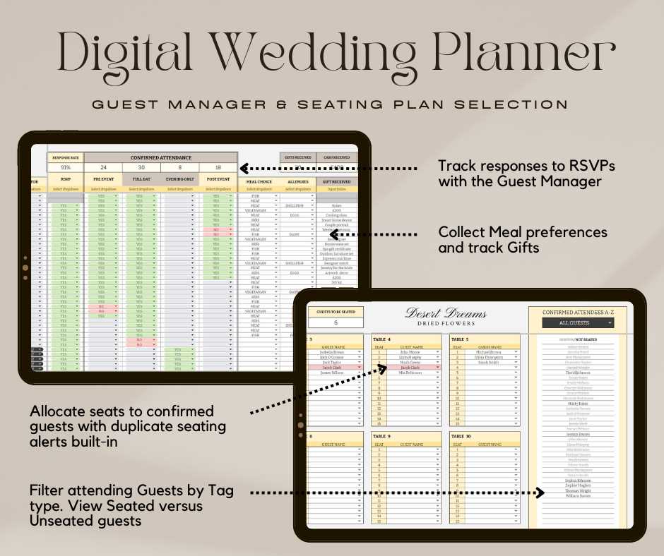 wedding planning calendar template