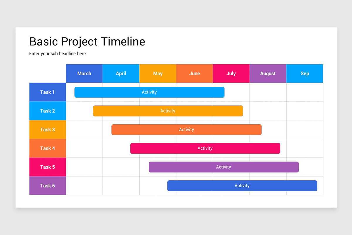 project calendar template powerpoint