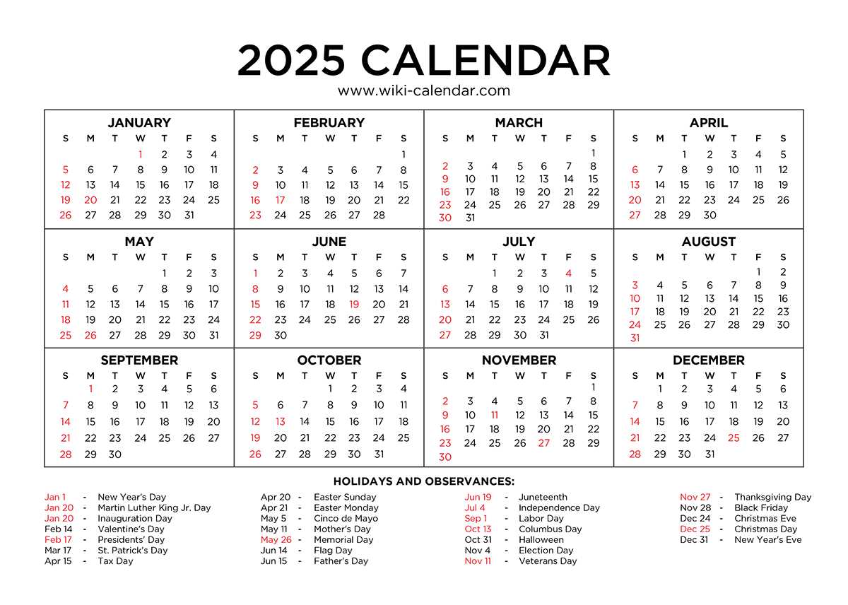 calendar of activities template 2025