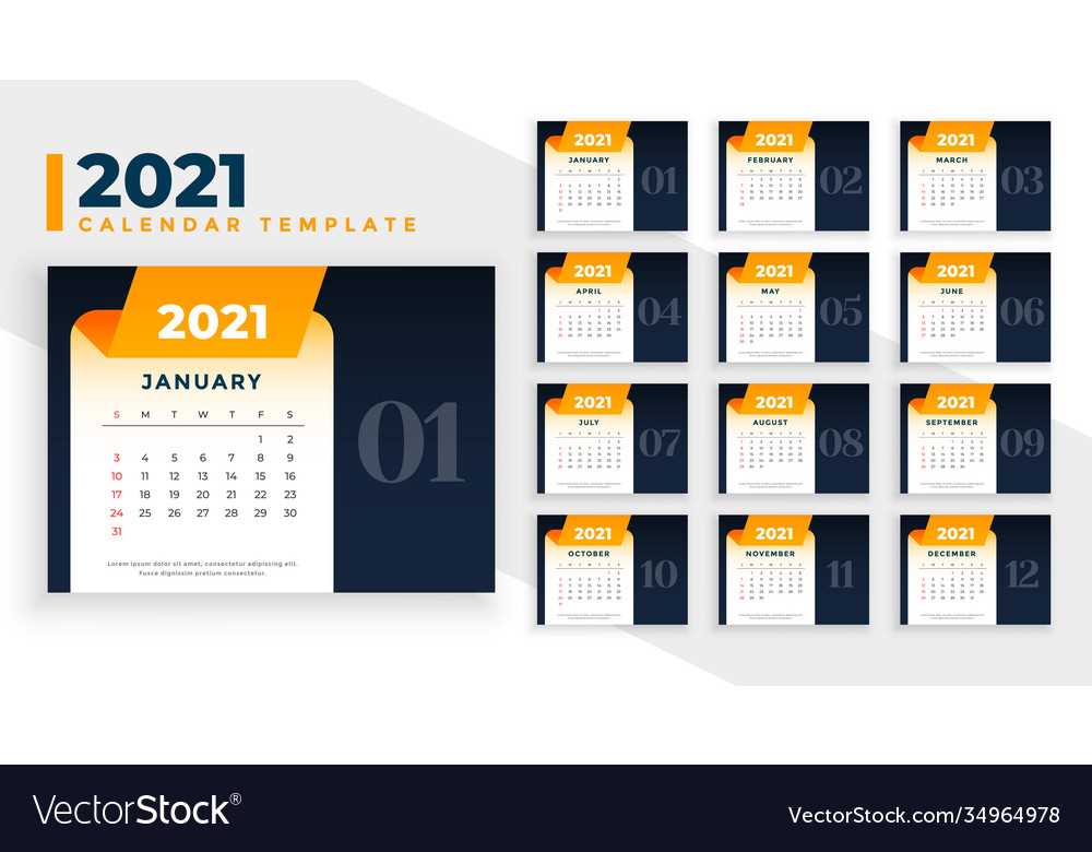 design a template for a calendar