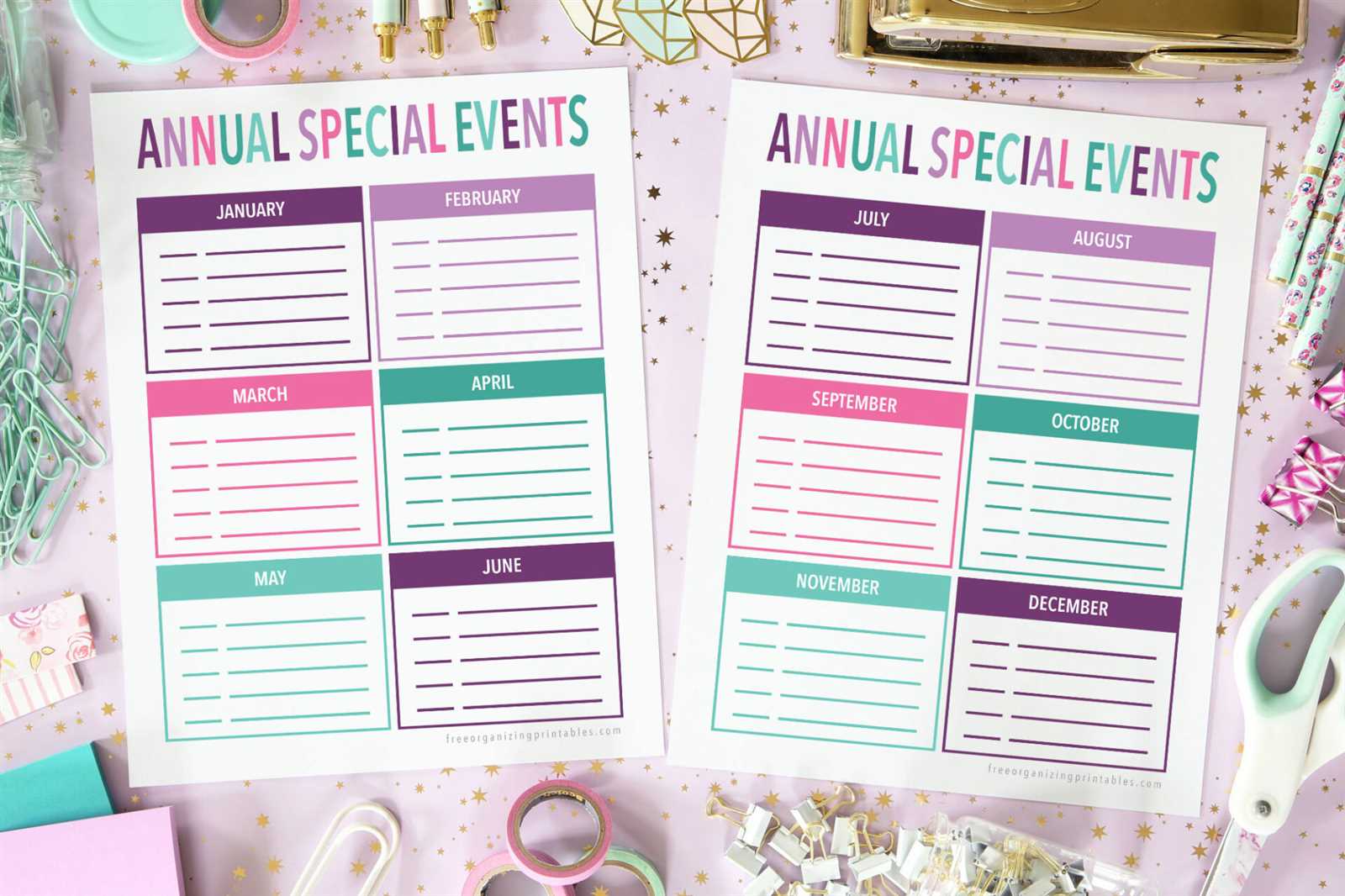 free printable birthday calendar template