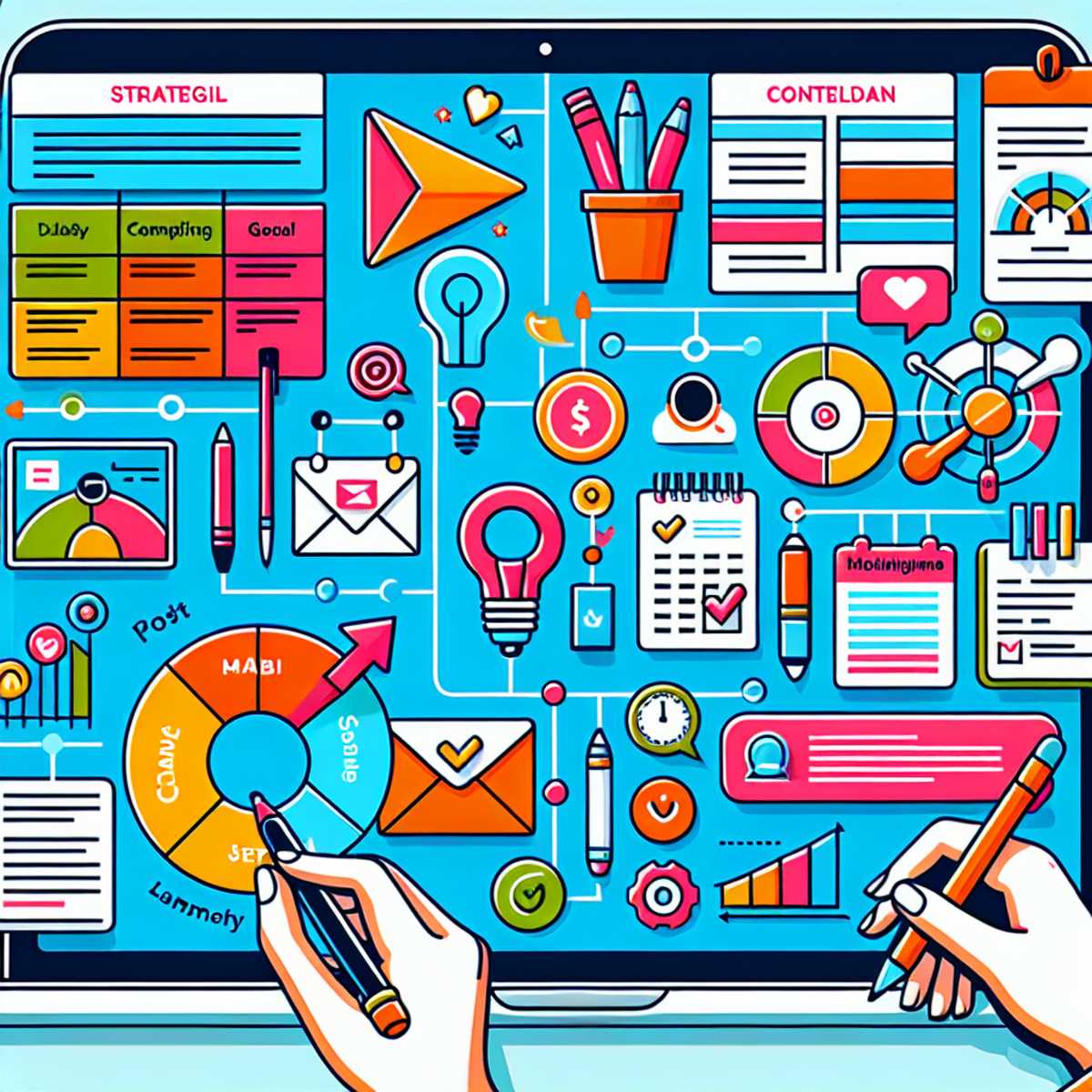 email marketing content calendar template