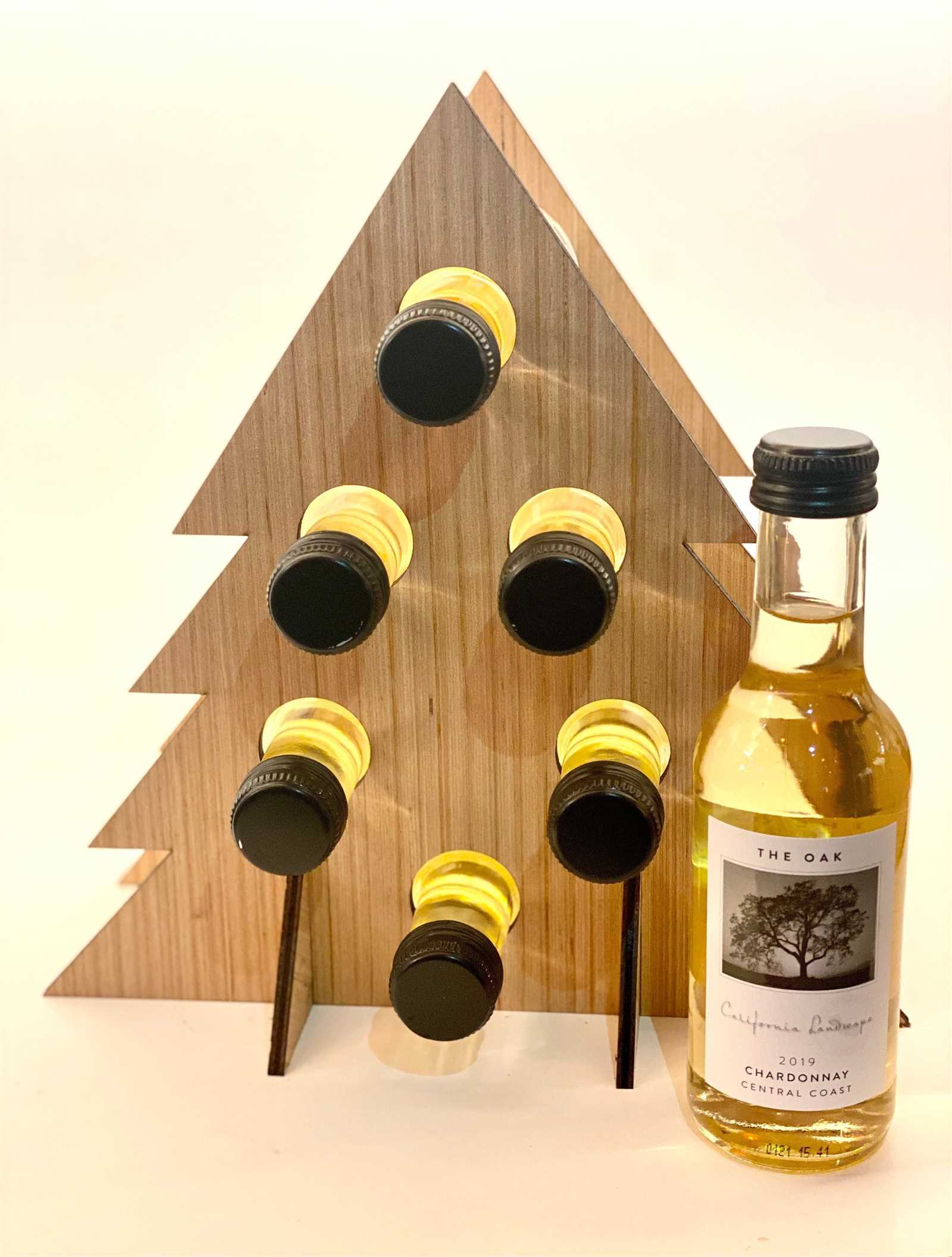 wooden wine advent calendar template