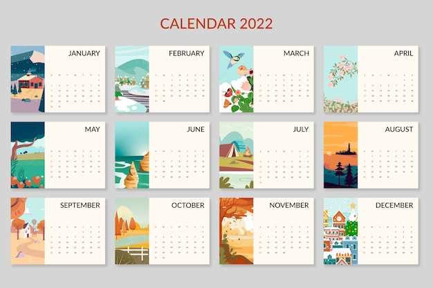 calendar illustrator template