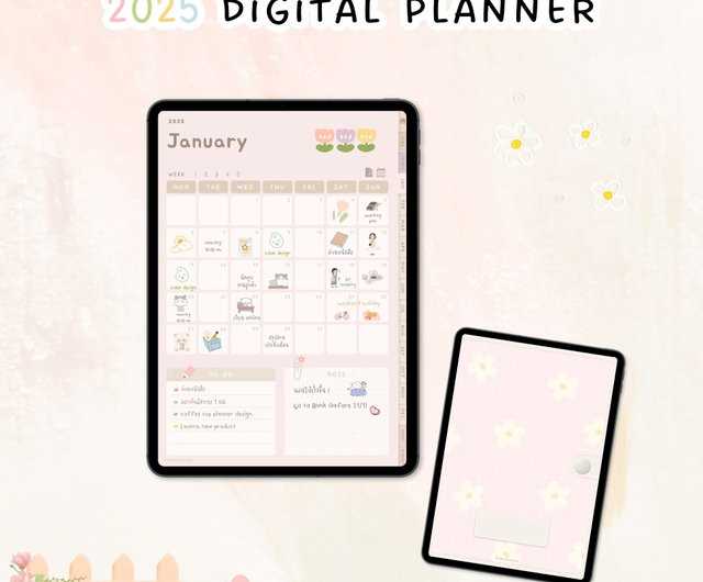 goodnotes calendar template free 2025