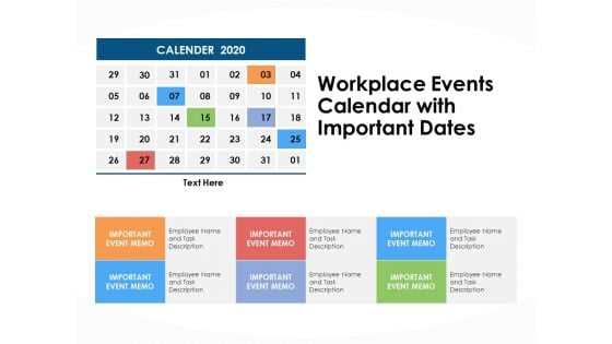 event calendar ppt template