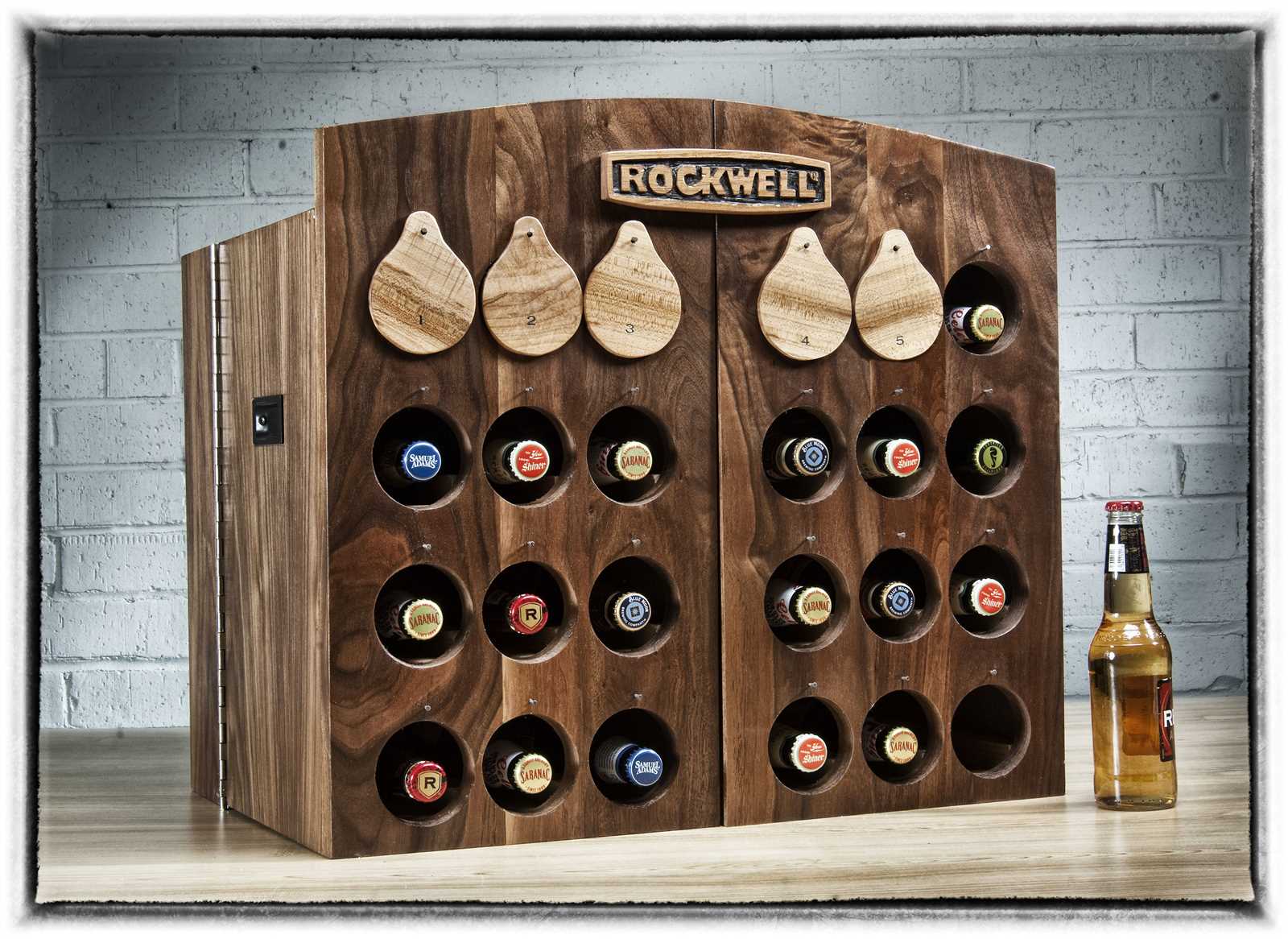 wooden wine advent calendar template