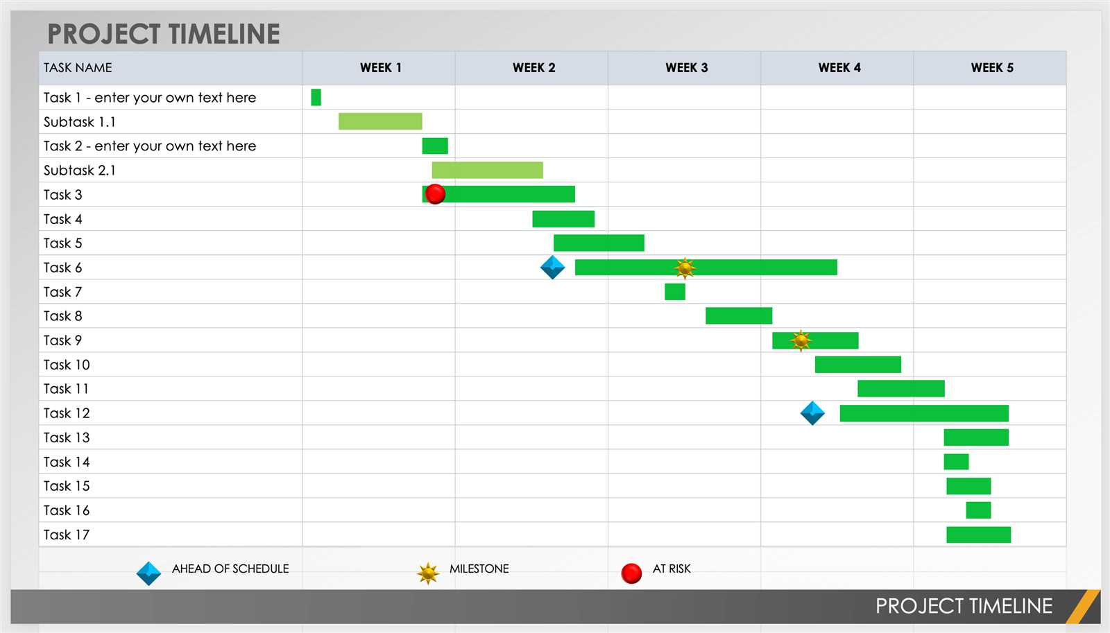 project calendar template powerpoint