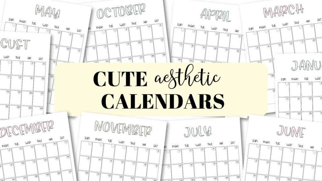 printable calendar templates