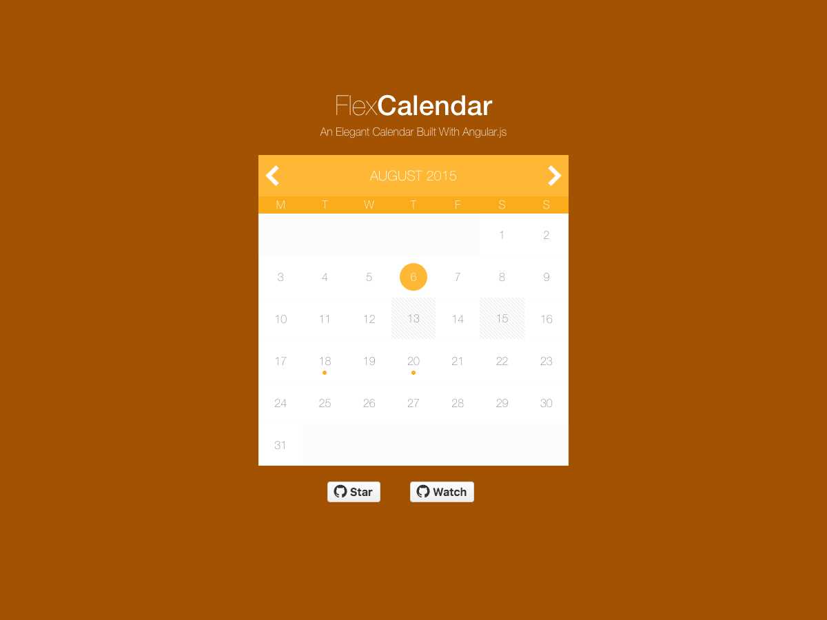 angular calendar custom template