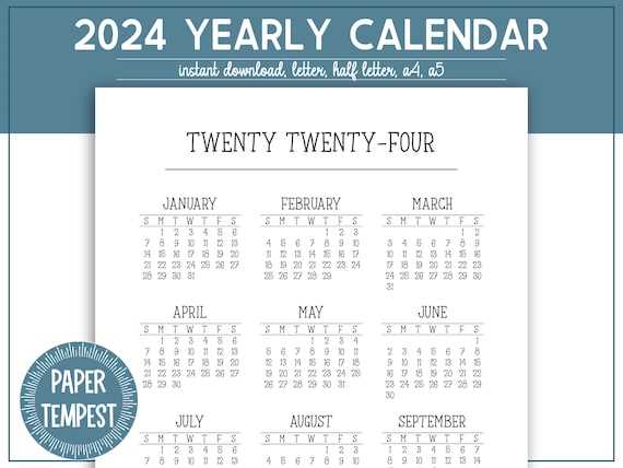 23 24 calendar template