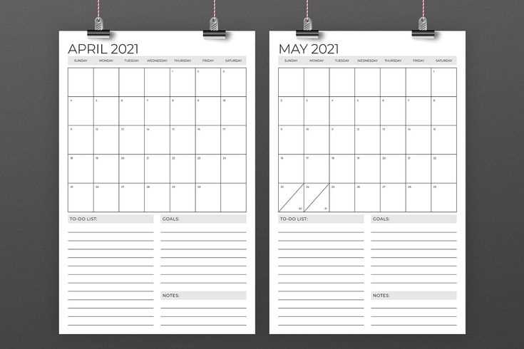 free 11x17 calendar template