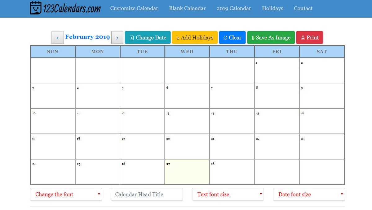 twitter calendar template