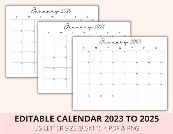 23 24 calendar template