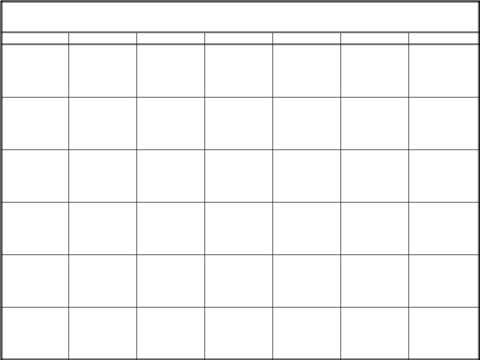 calendar grid template