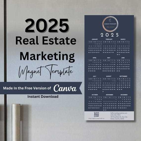 2025 marketing calendar template