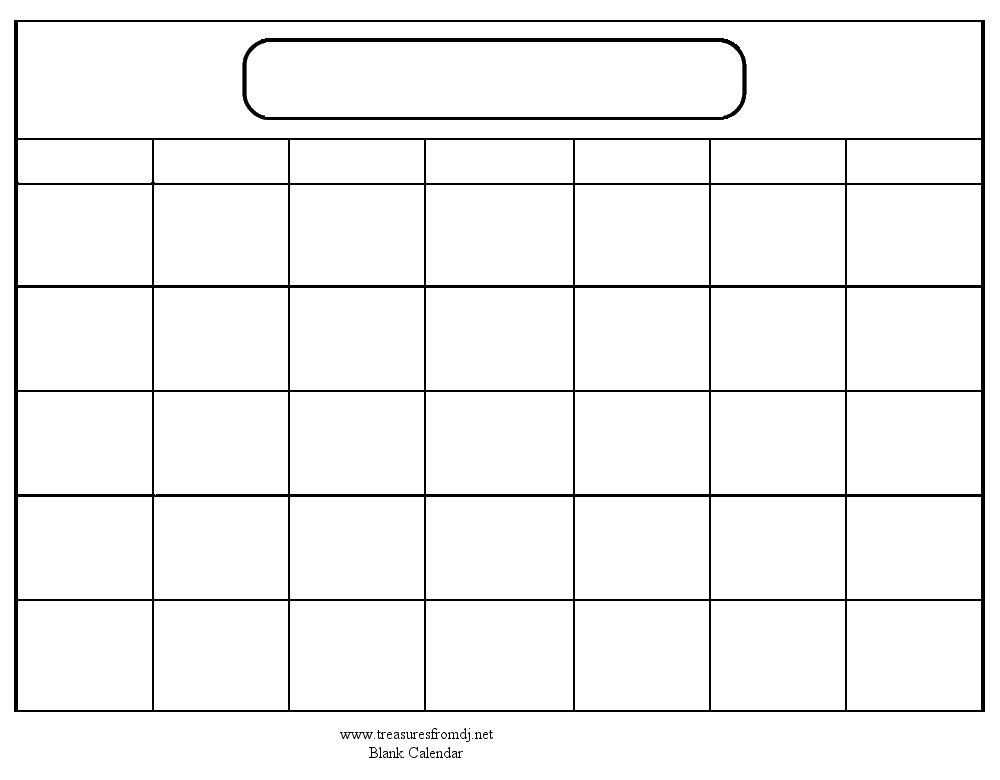 8x11 calendar template